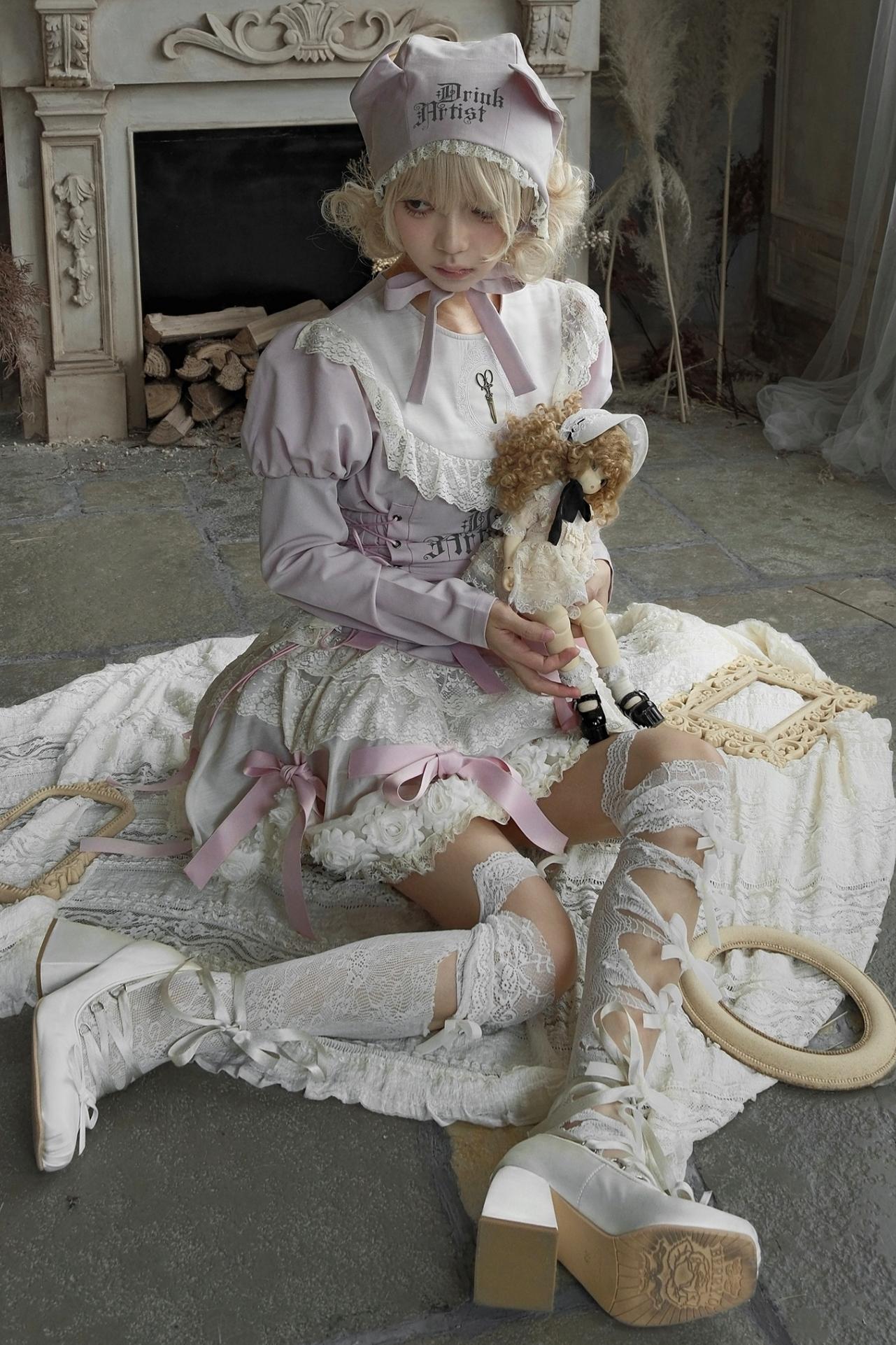 Pink Lace Swing Shirt Set-Up