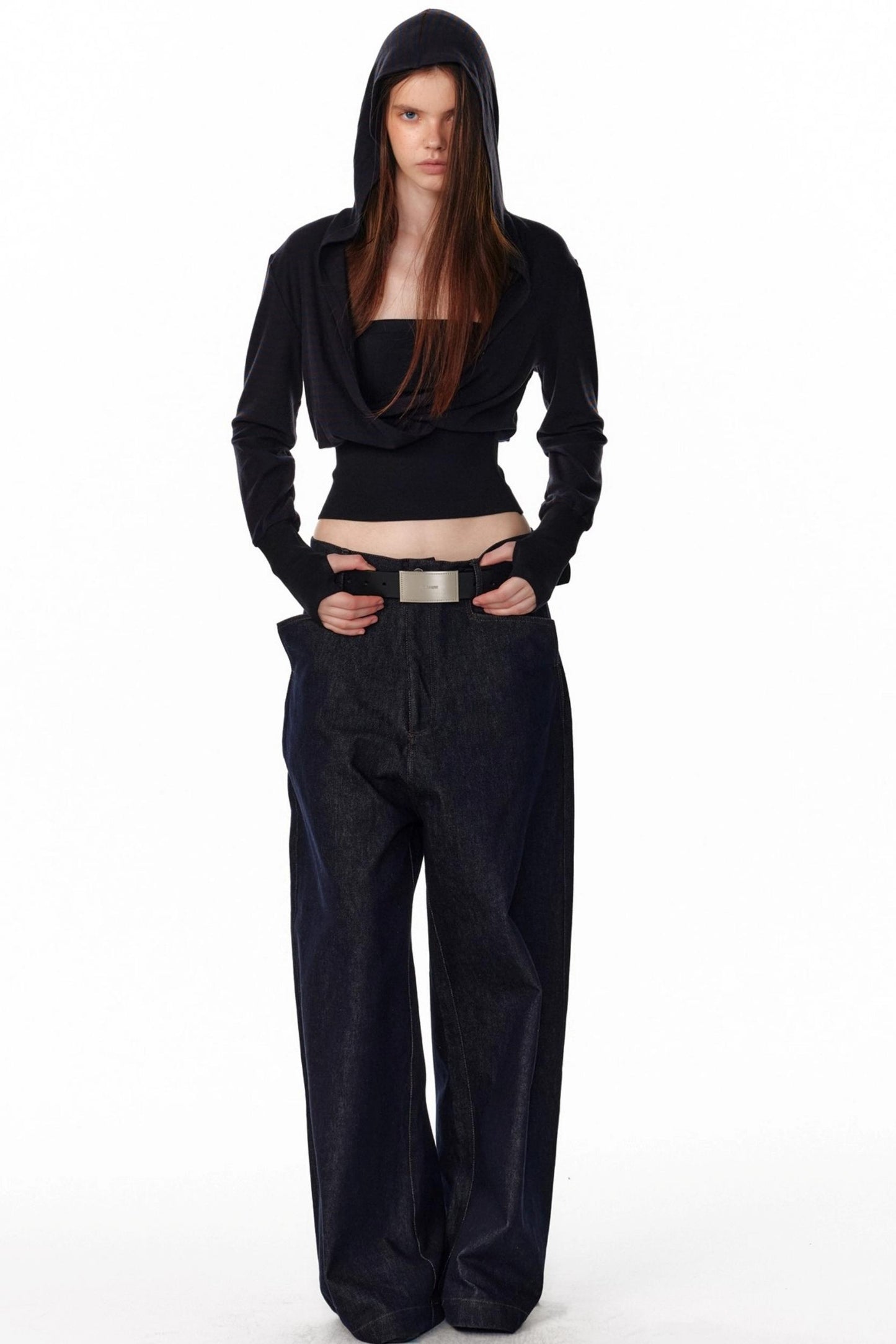 Slim Wool Striped Long Sleeve T-Shirt