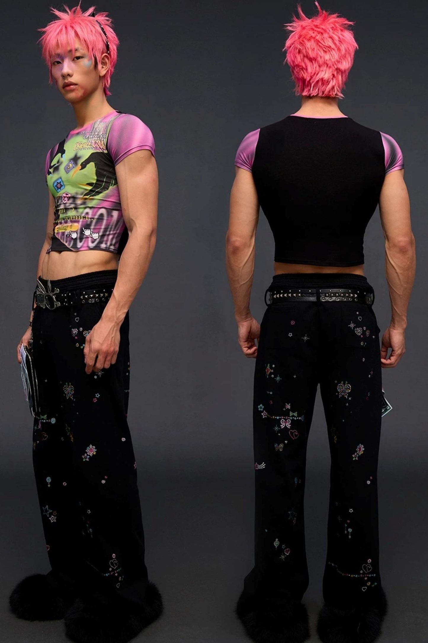 Demon Game Print Blouse