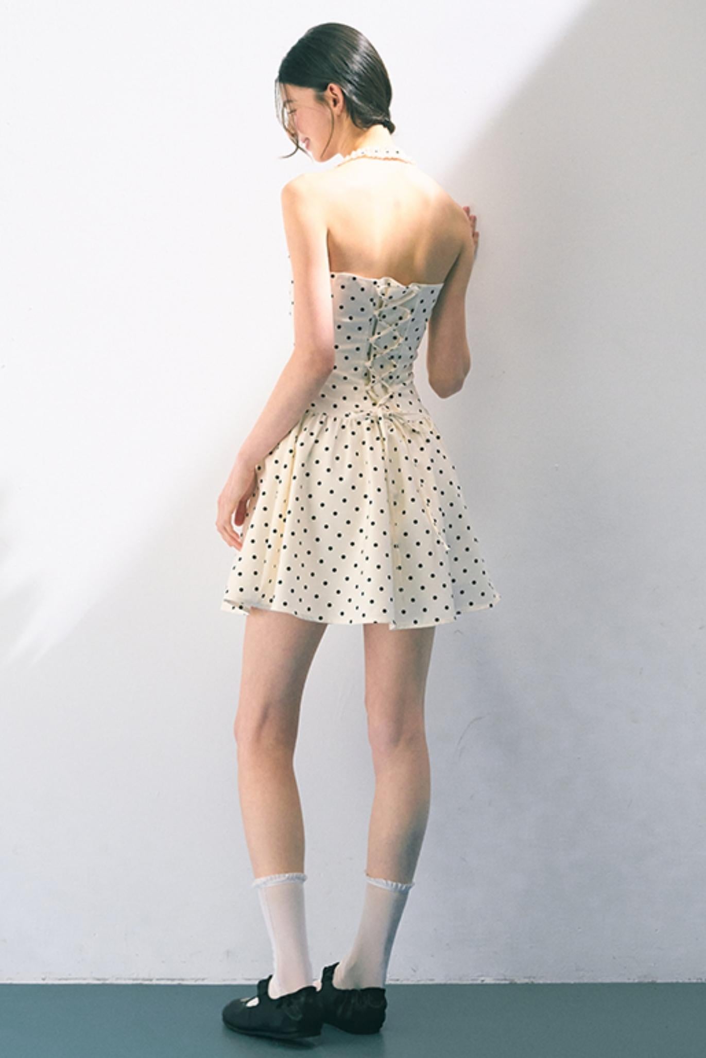 Summer Polka Dot Sheath Dress