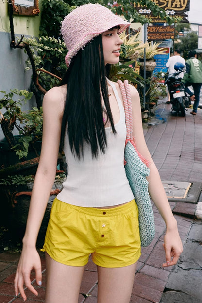 Summer Shell Halter Top