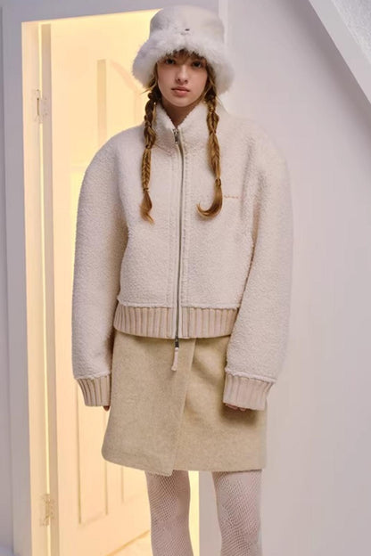 Reversible Faux Fur Beret Hat