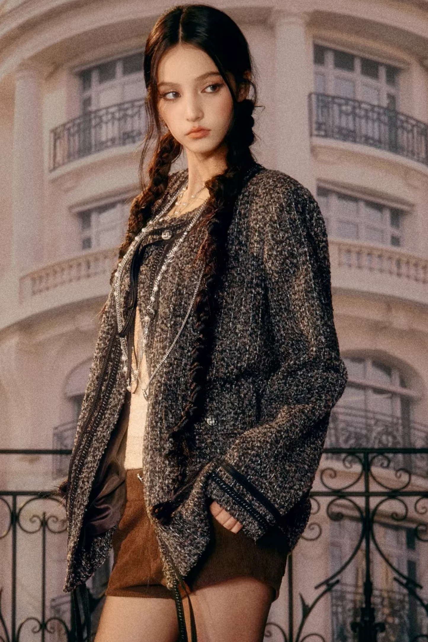 Vintage Tweed Chanel Jacke