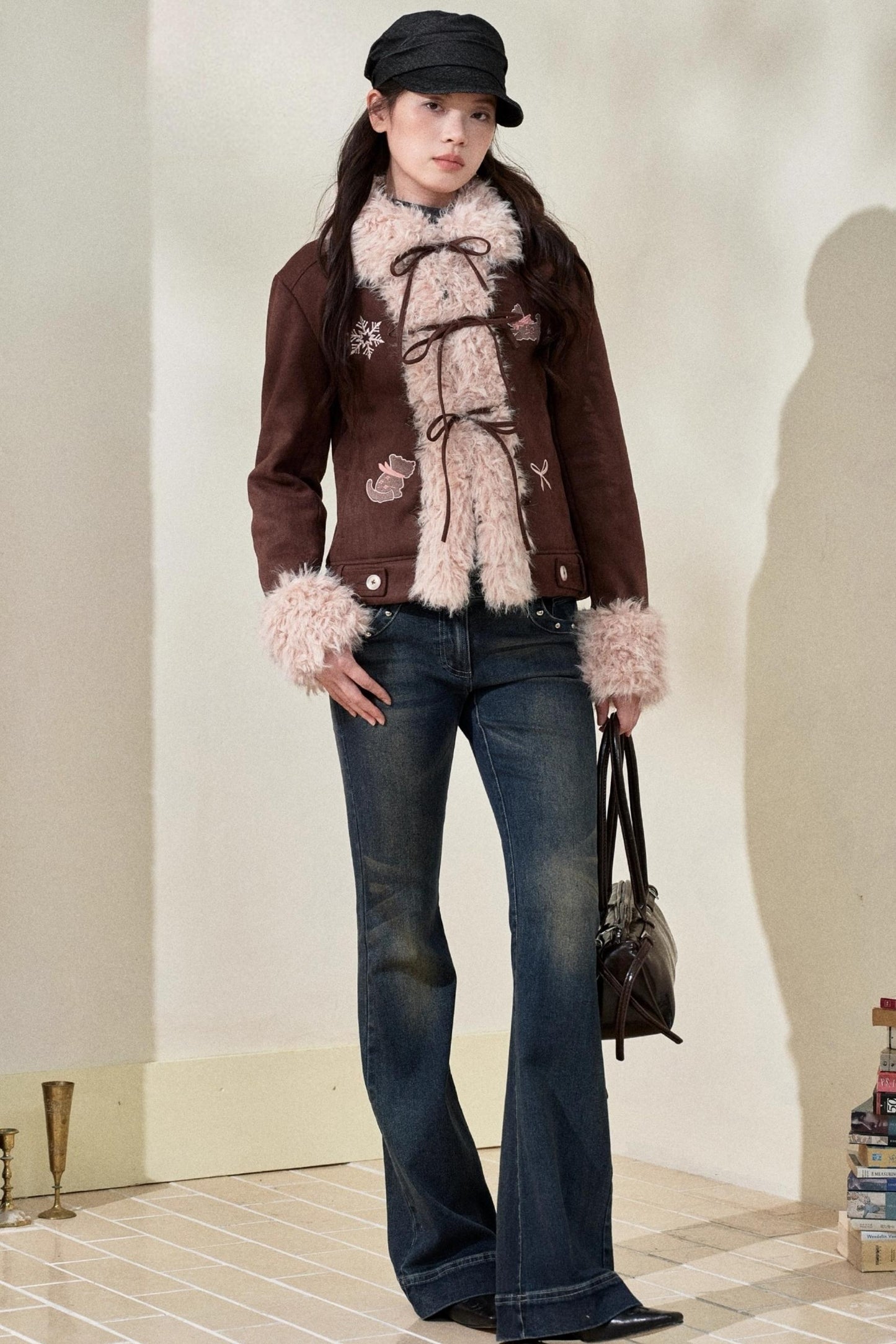 Original Suede Bow Coat