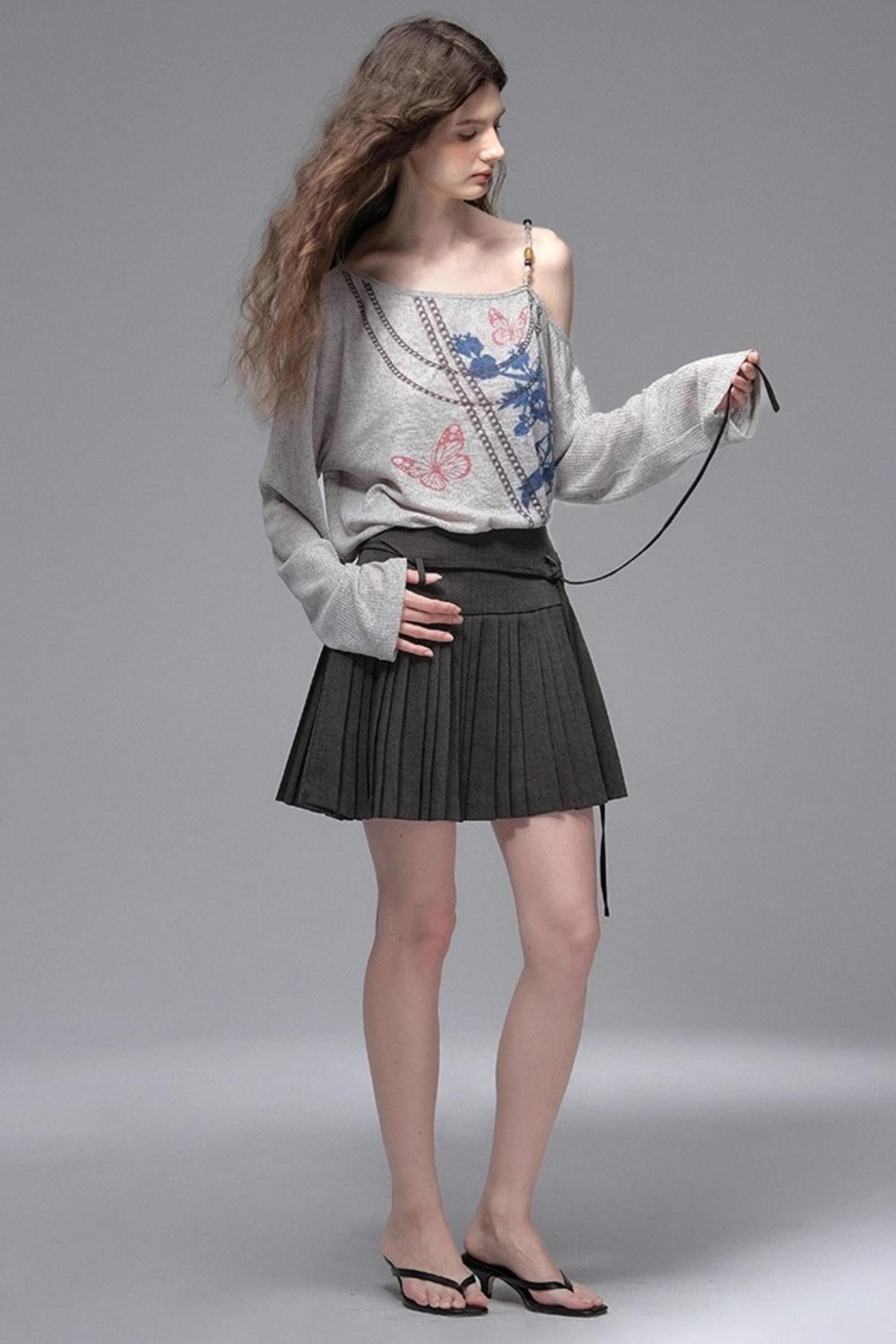 Distressed Long T-Shirt