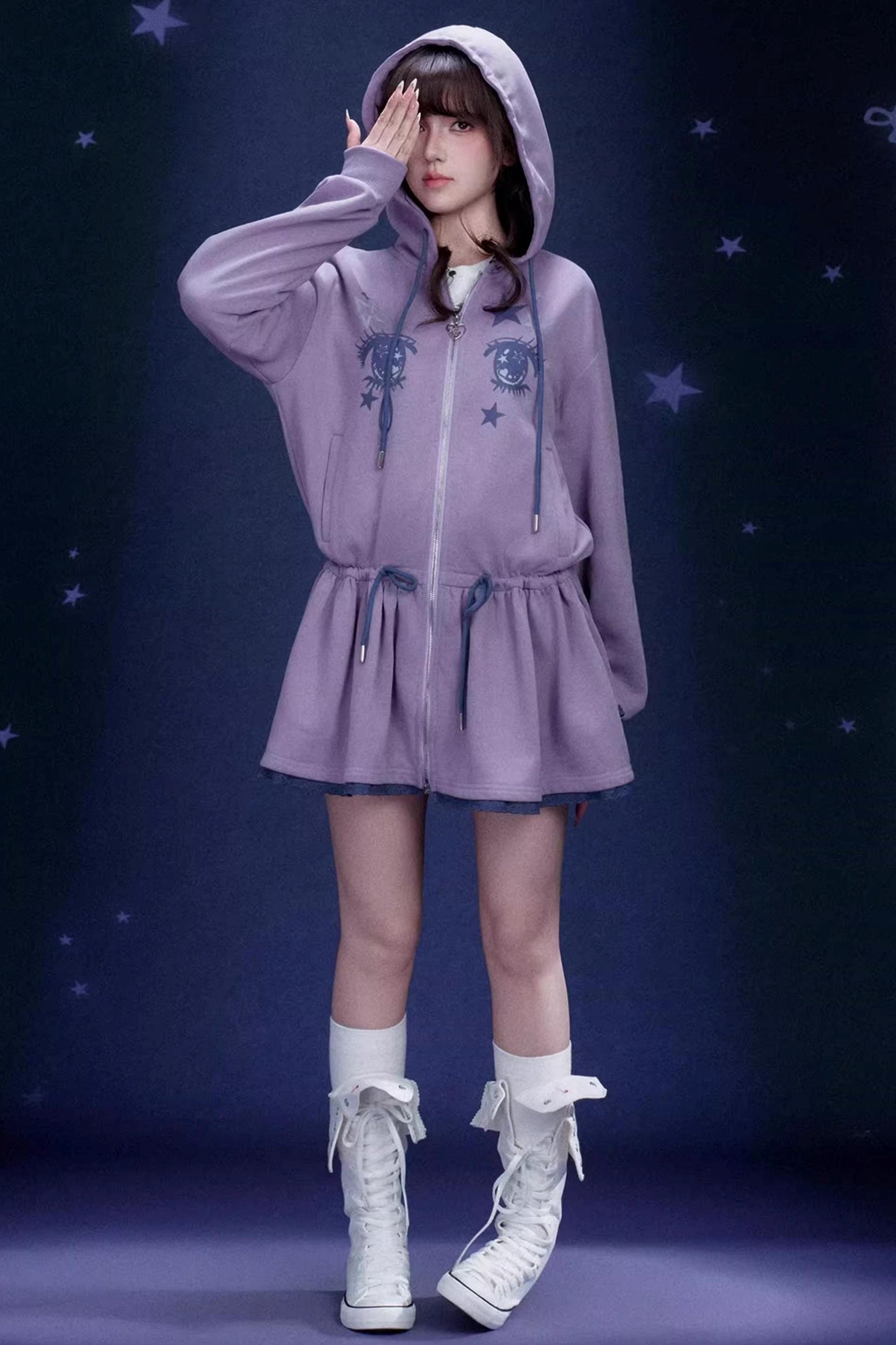 Purple Unicorn Eye Dress