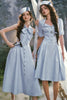 Hellblau - Kleid
