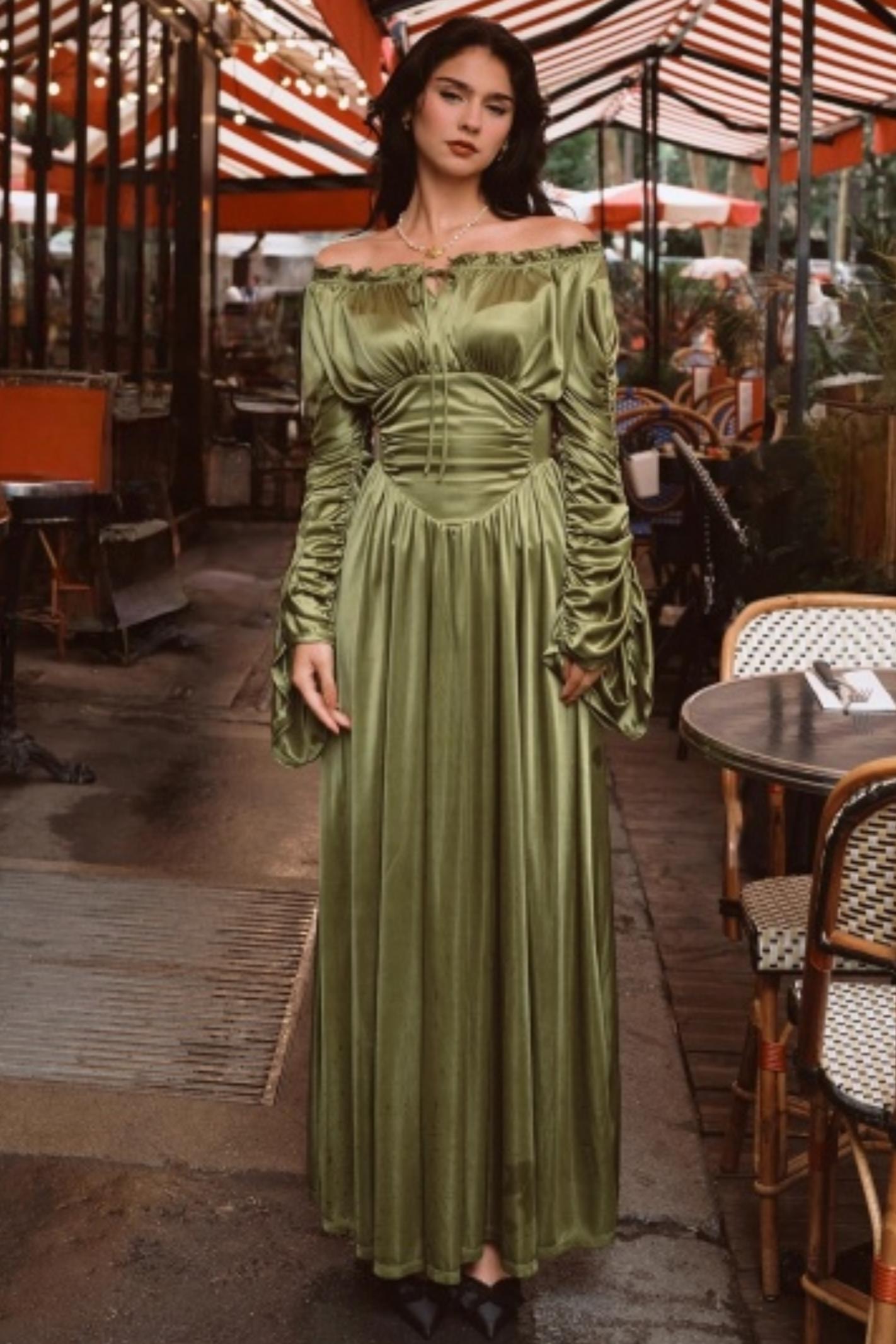 Lacemade Parthenon Satin Dress