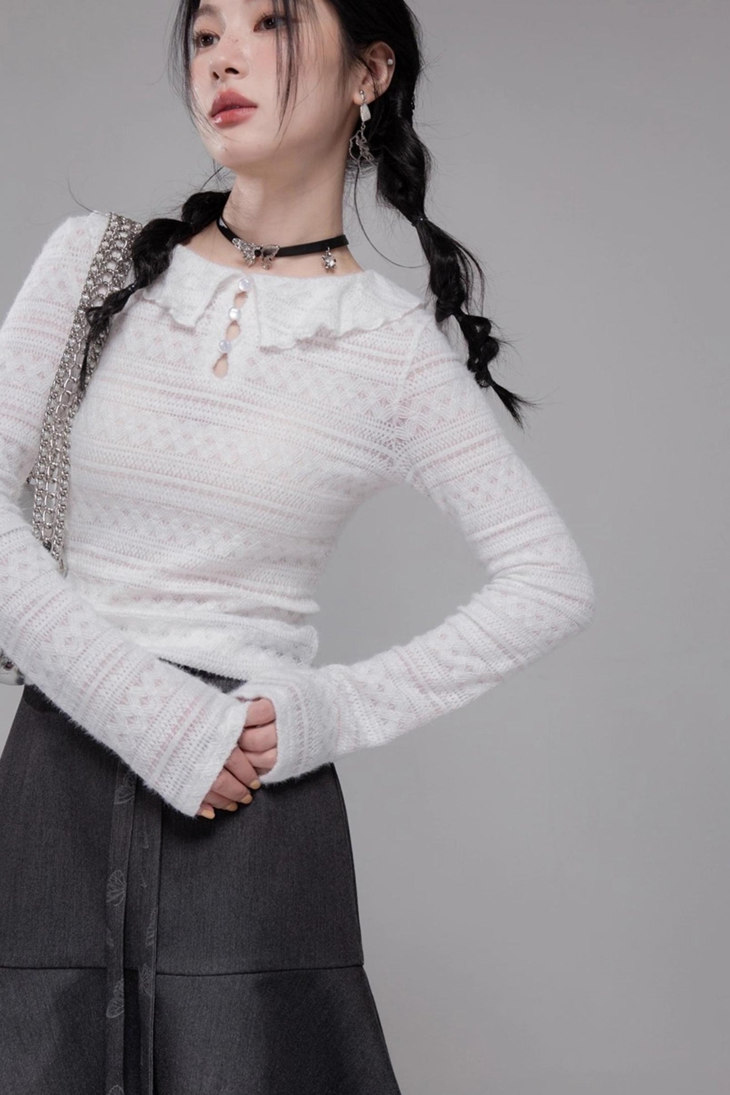 White Lotus Leaf Base Layer Top