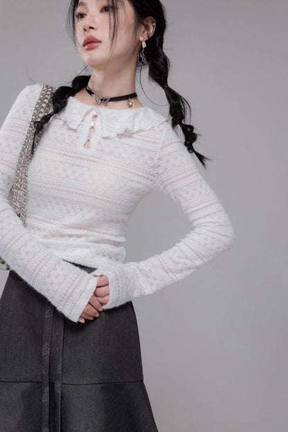 White Lotus Leaf Base Layer Top