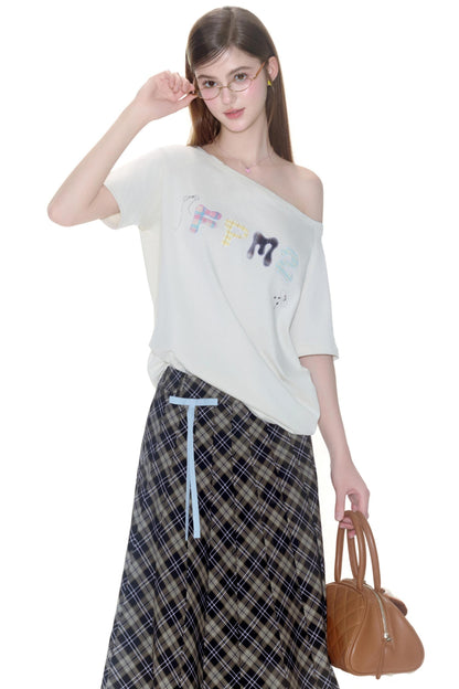 Monogramm-Diamant-T-Shirt