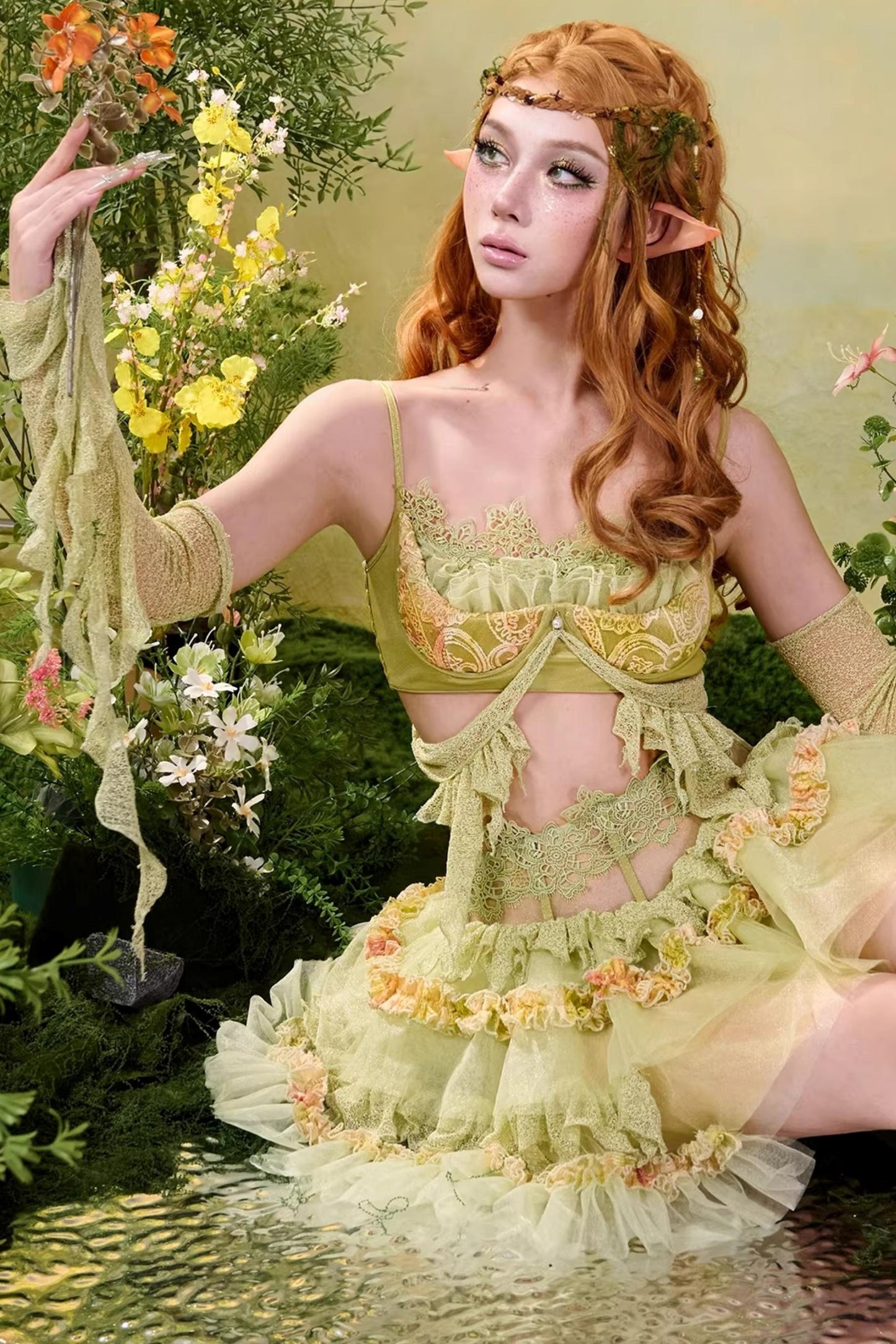 Lace Fairy Camisole Top Set-Up