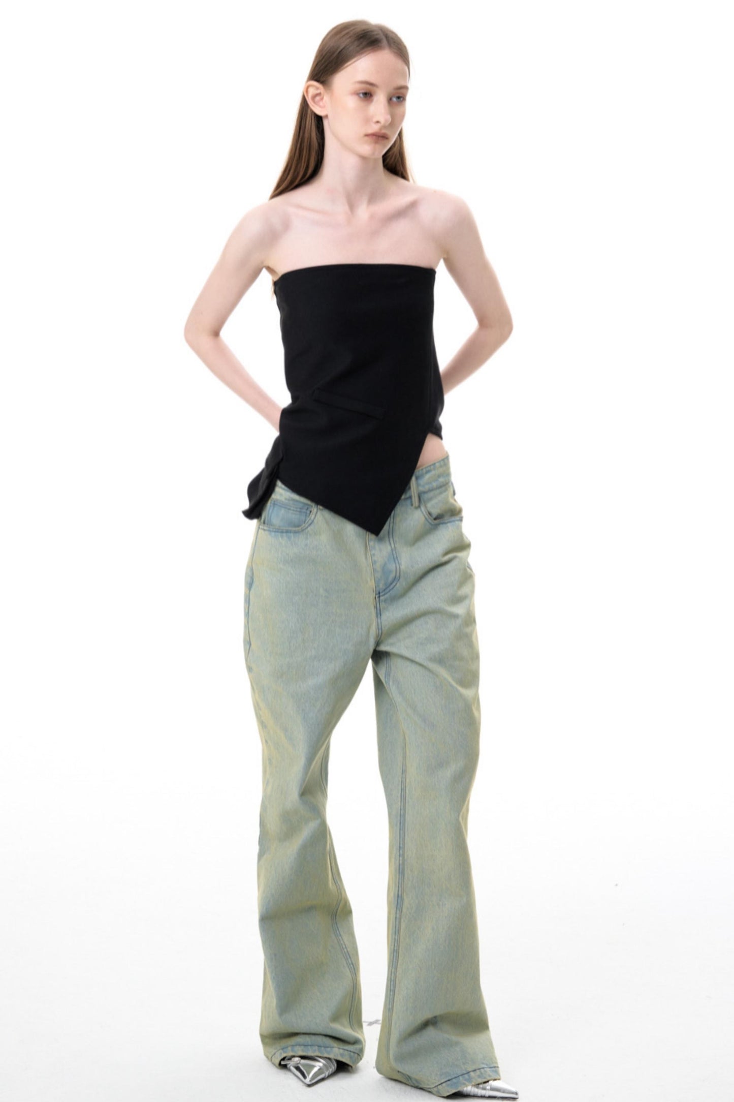 Strapless Sheath Top