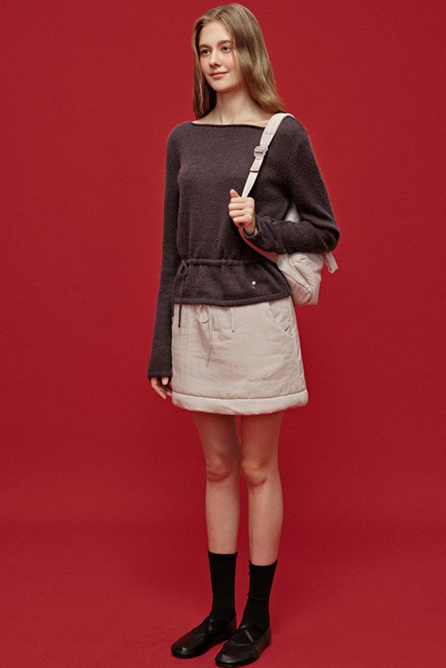 Misty Knit Sweater Skirt Set-Up