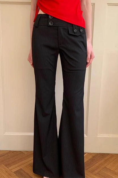 Summer Chic Flared Trousers