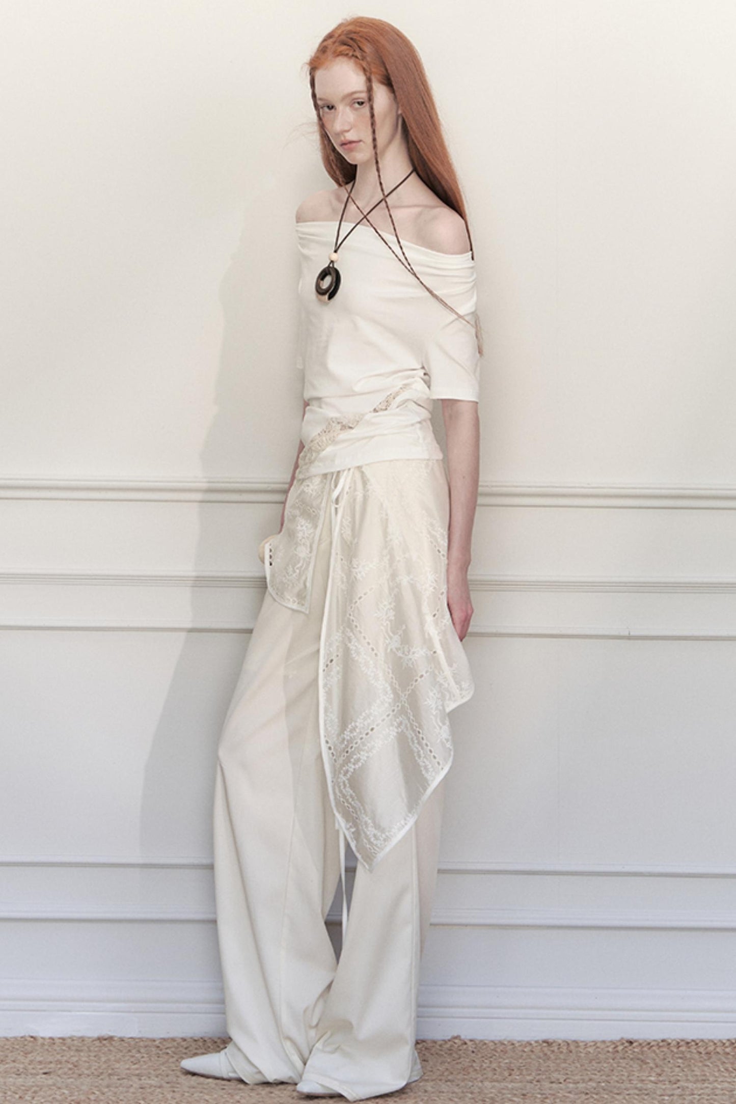 Asymmetrical Lace Top