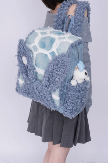 Furry Rabbit Ear Backpack