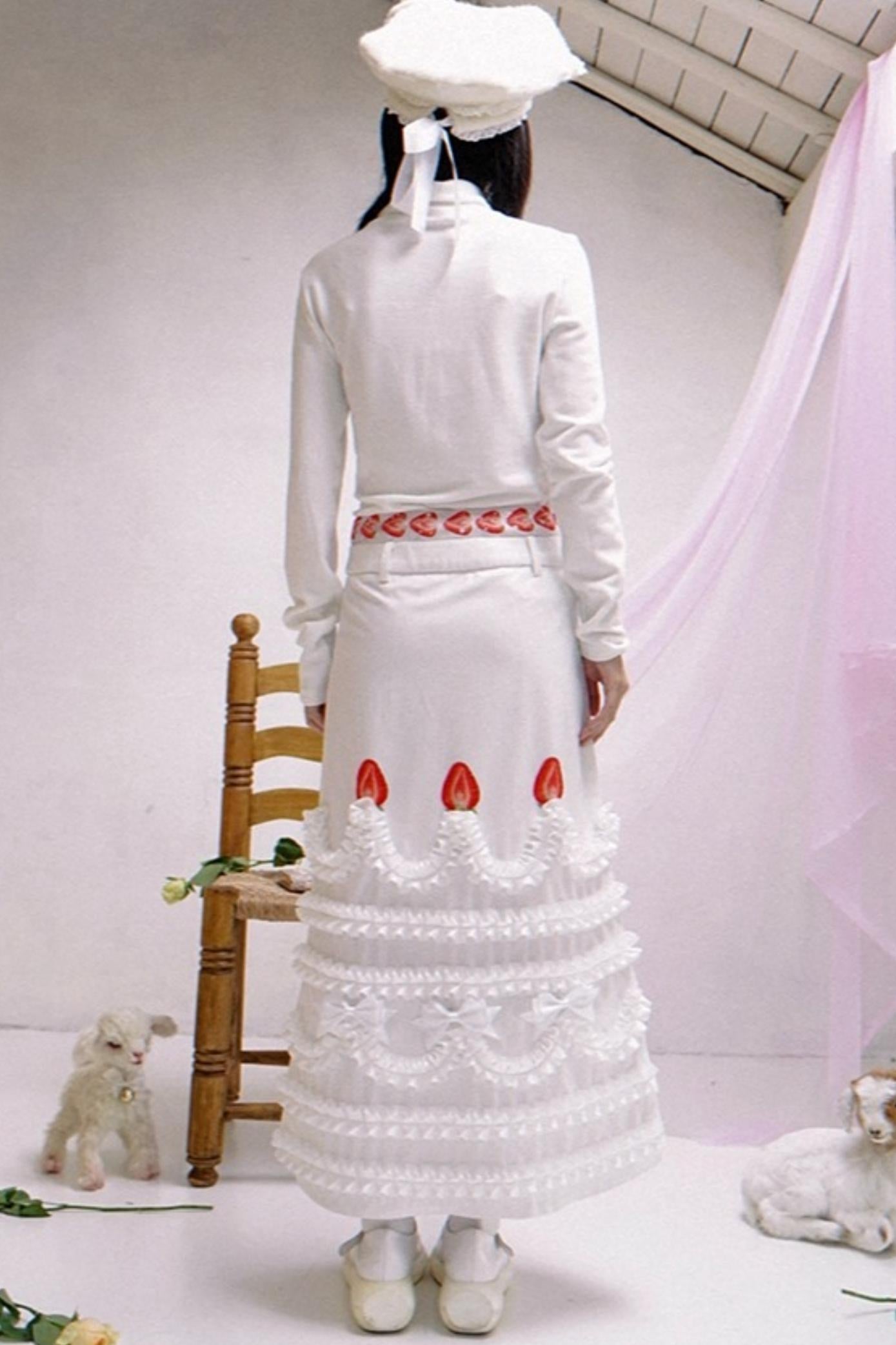 Happy Strawberry Cake Skirt