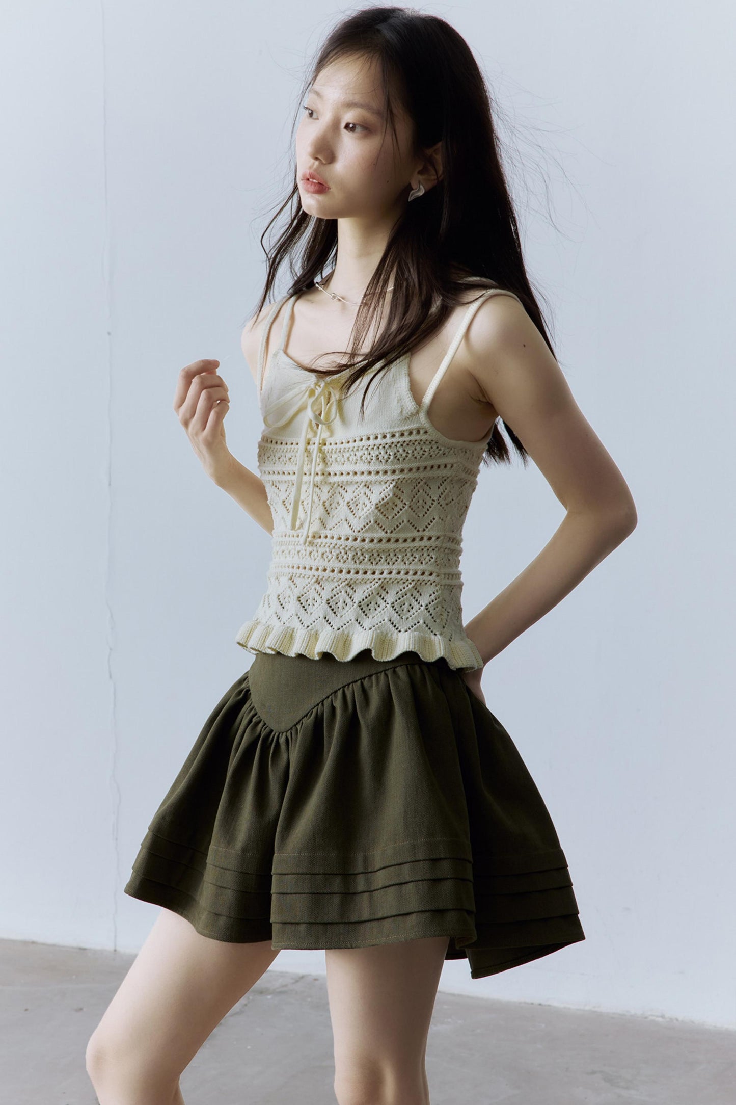 Heartfelt Crochet Woolen Vest Set-Up