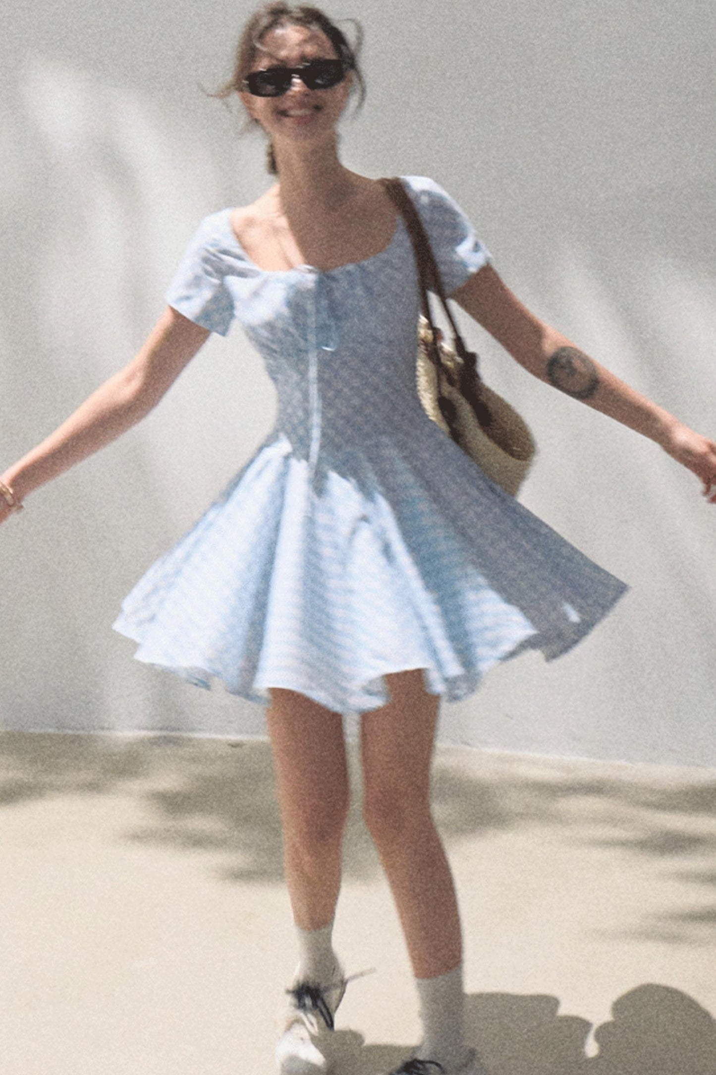 Tencel Bow Tie Dress