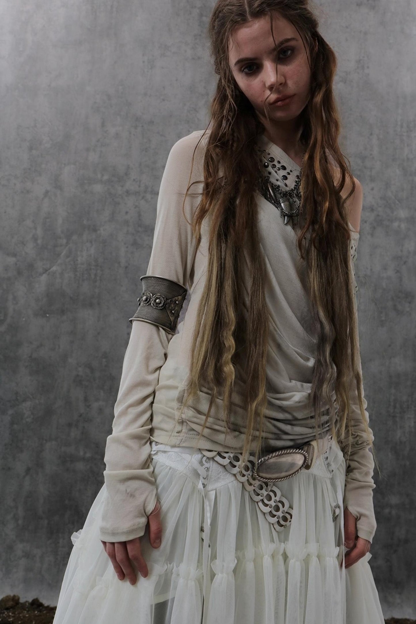 French Vintage Diamond Print Swing Top