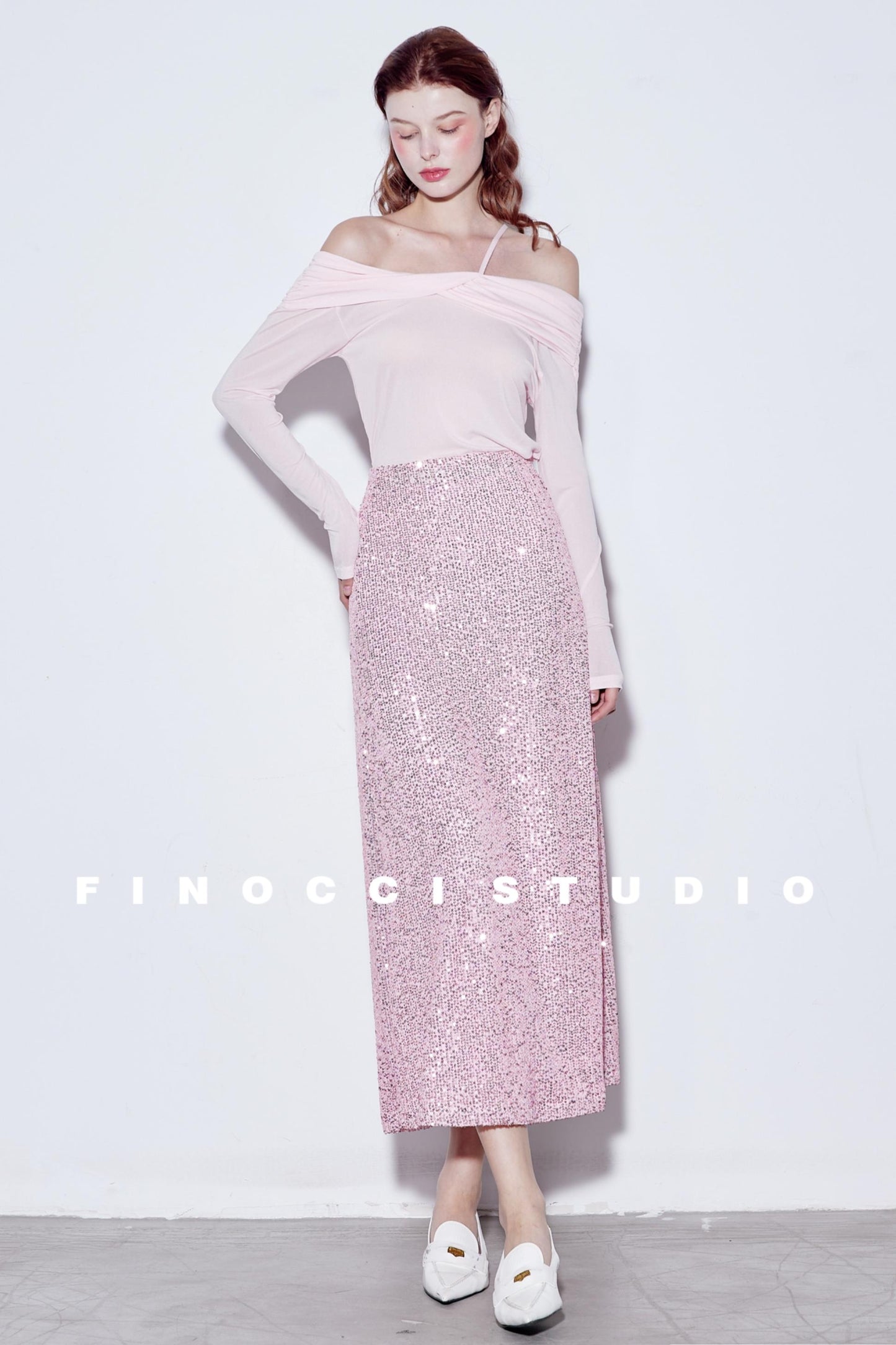 Blooming Pink Sparkle Skirt