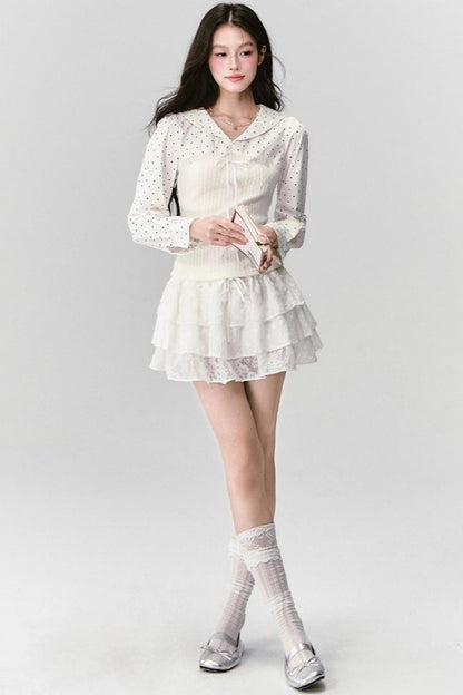 Fragile Navy Patchwork Shirt