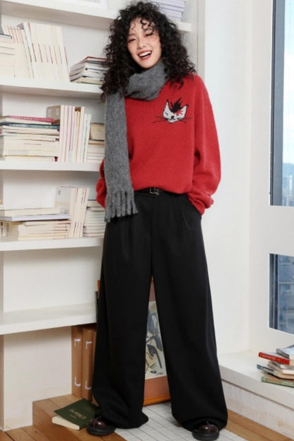 Black Sugar Wool Pants