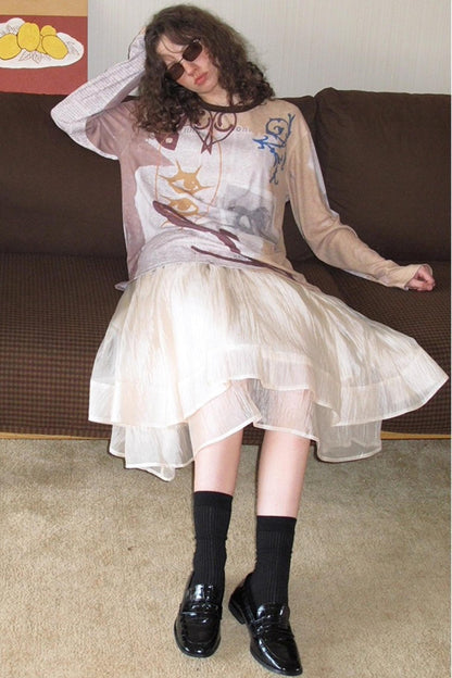 Moonlight Gauze Skirt