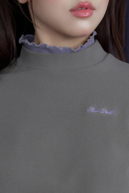 Fighting Spirit High-Neck Base T-Shirt