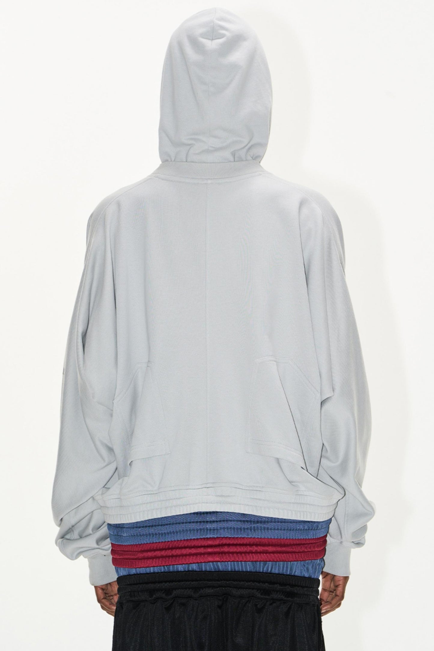 Layered Hooded Sweater Pants