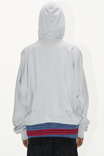 Layered Hooded Sweater Pants