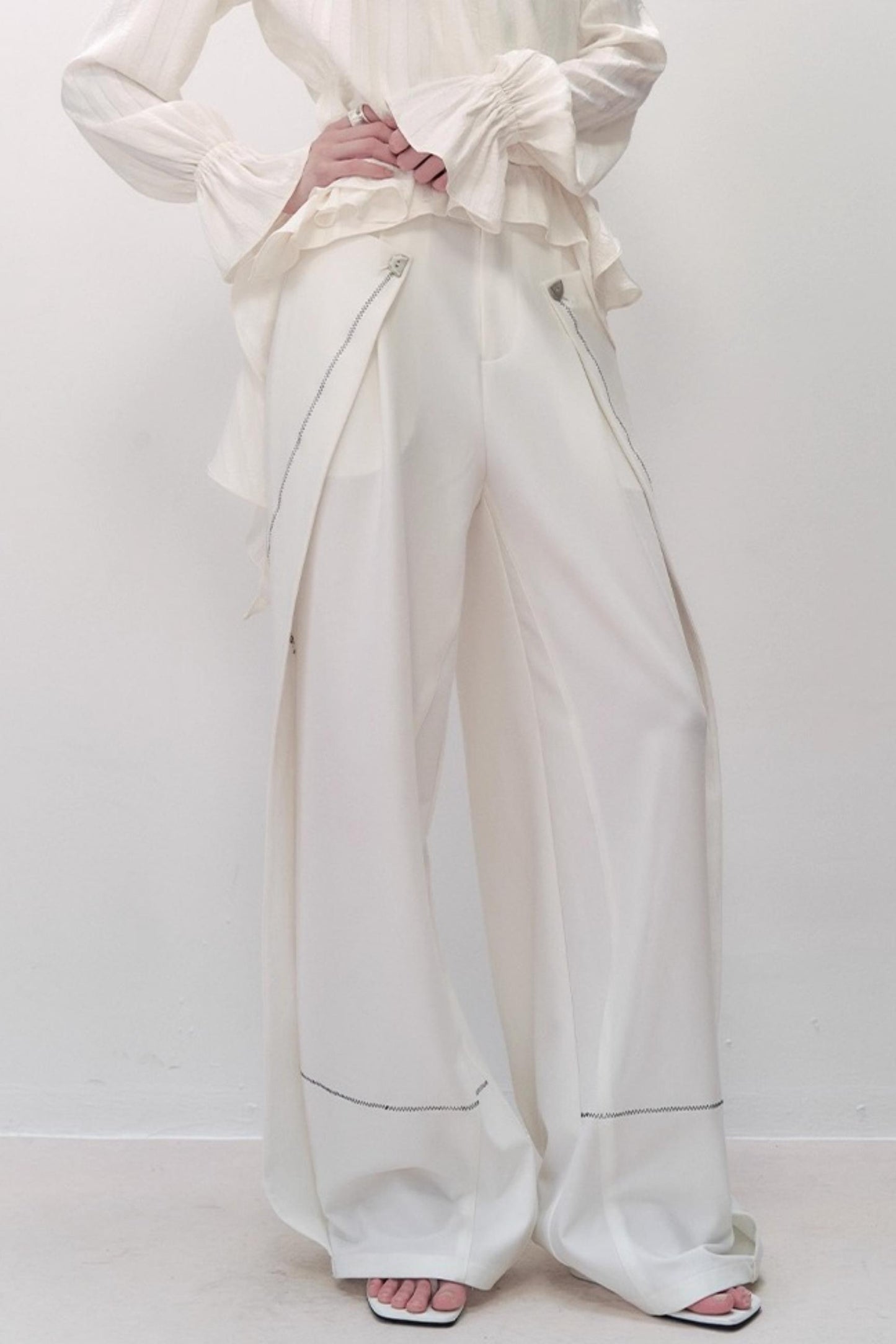 Black Wide-leg Pants