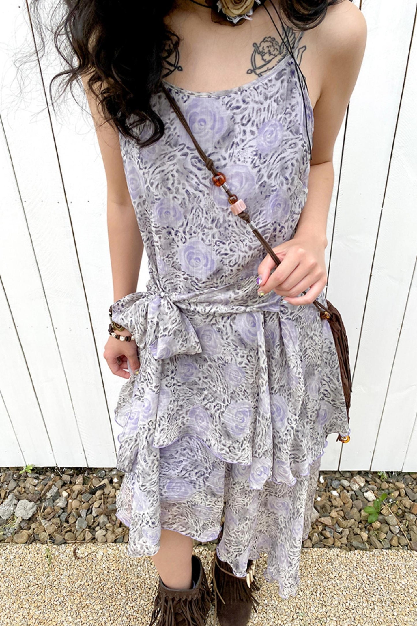 Halter Floral Dress