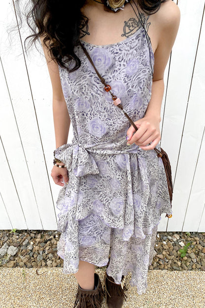 Halter Floral Dress