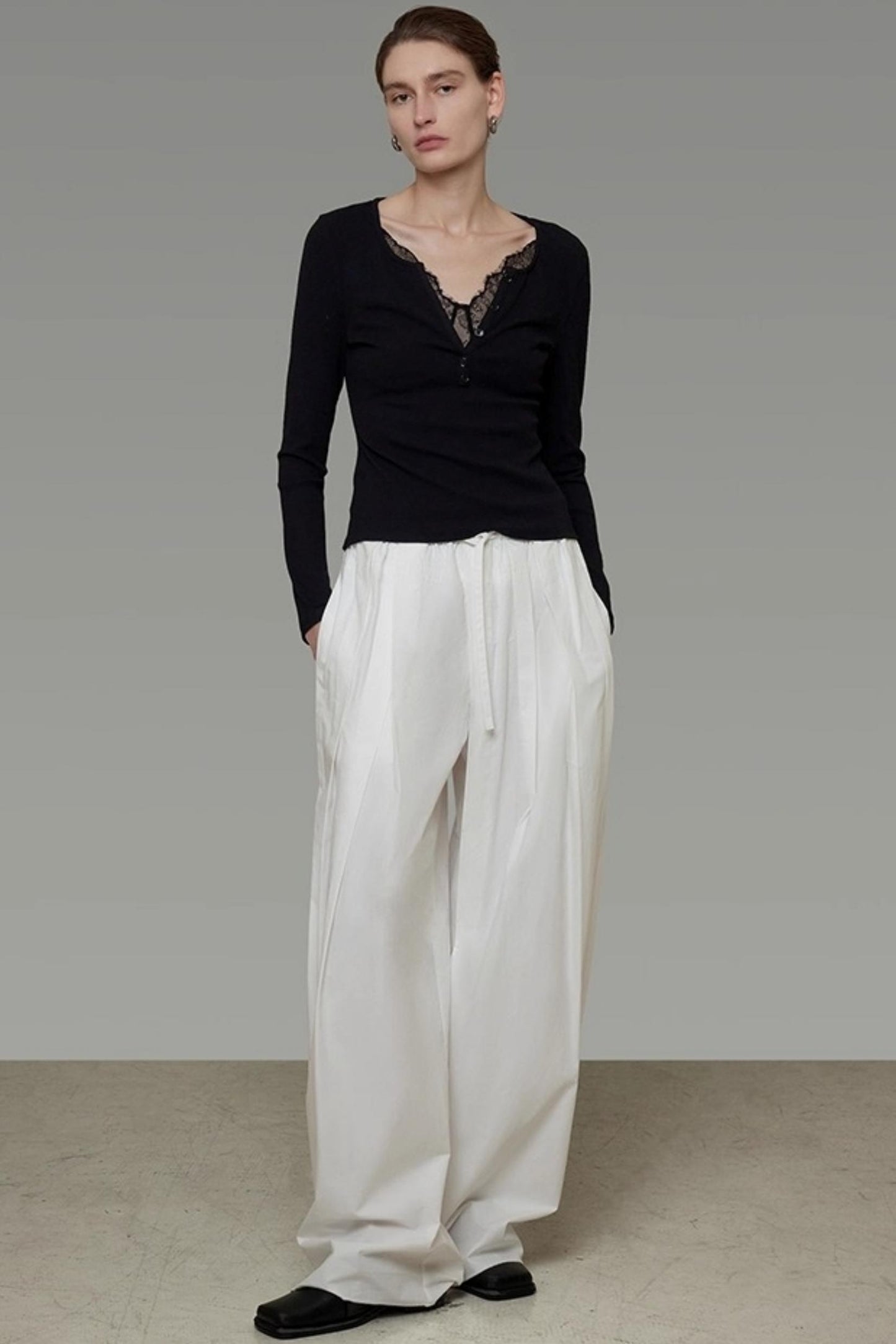 High-End Minimalist Slim Knitwear