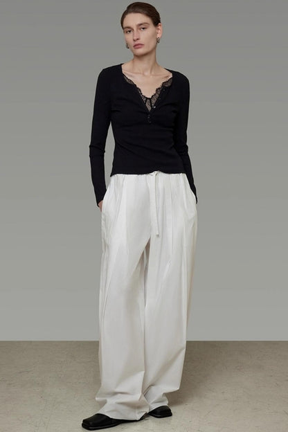 High-End Minimalist Slim Knitwear