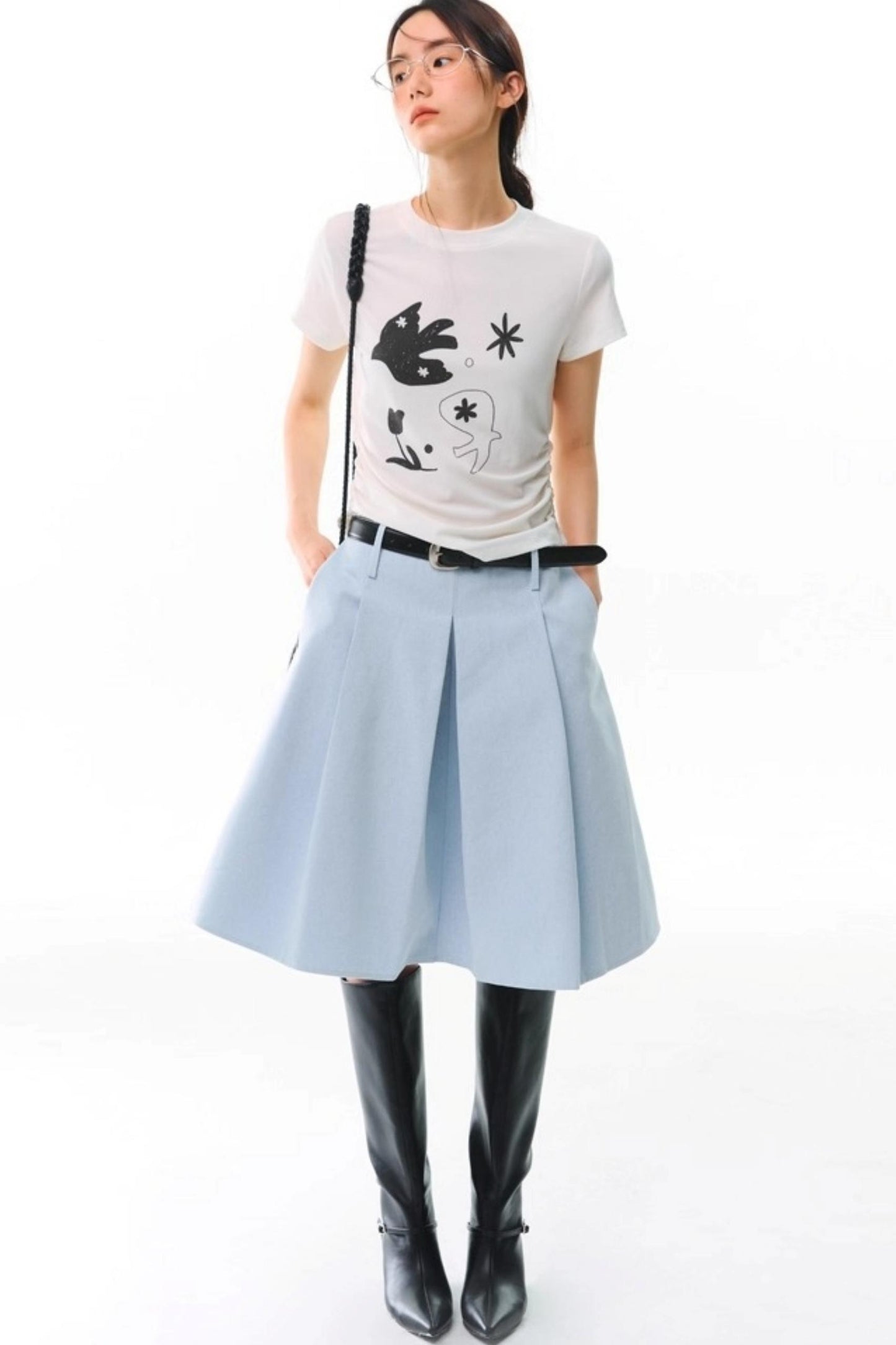 Asuka Inflorescence Tencel Top