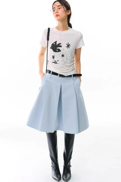 Asuka Inflorescence Tencel Top