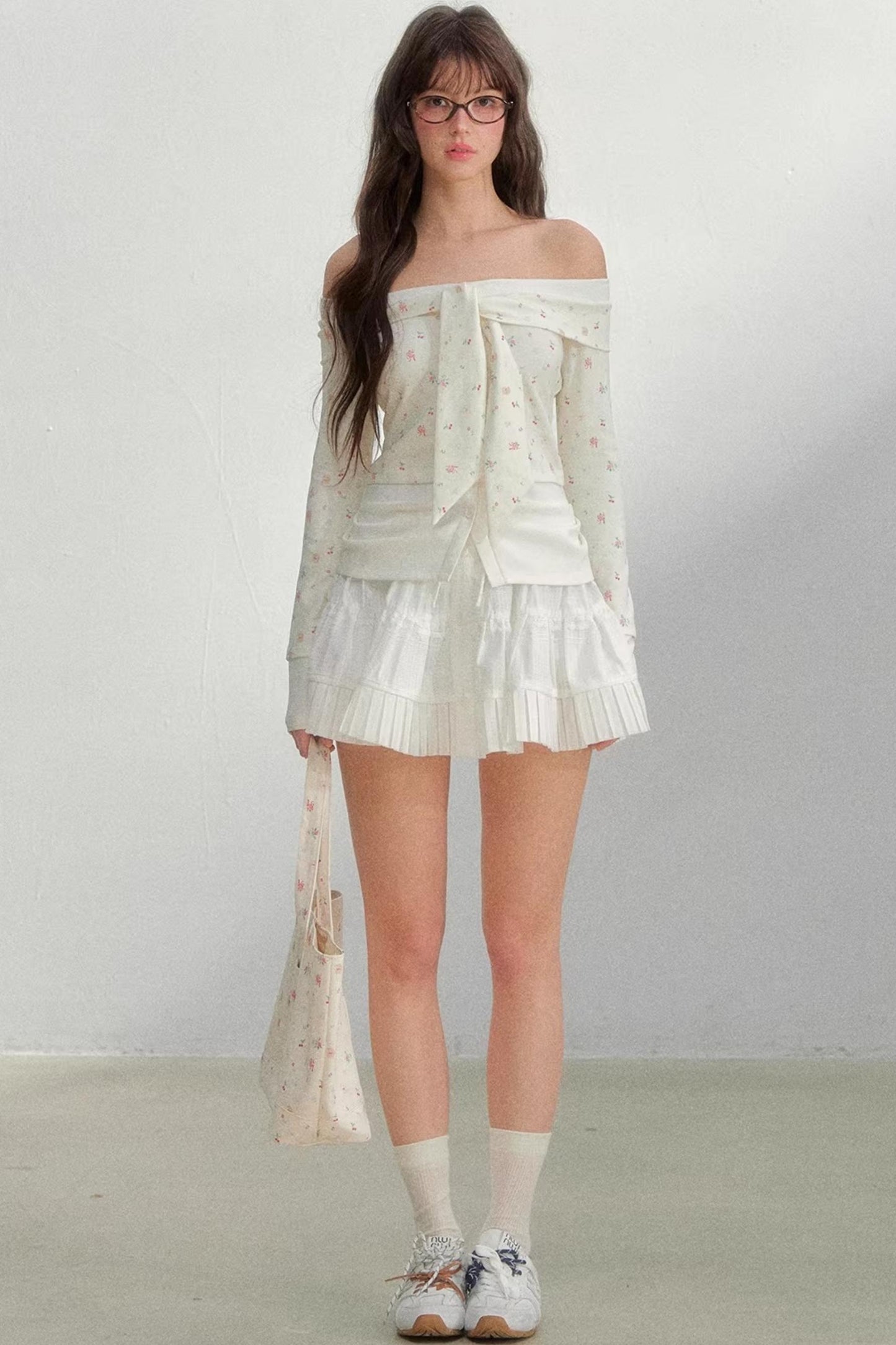 Bright Cherry One-Shoulder Top