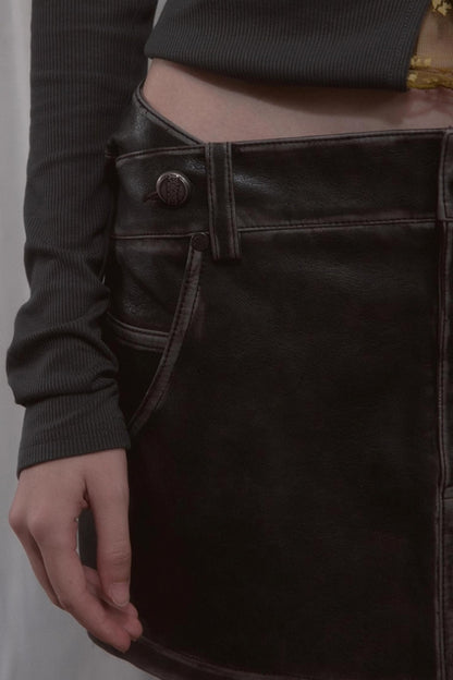 Retro Trendy Cool Short Skirt