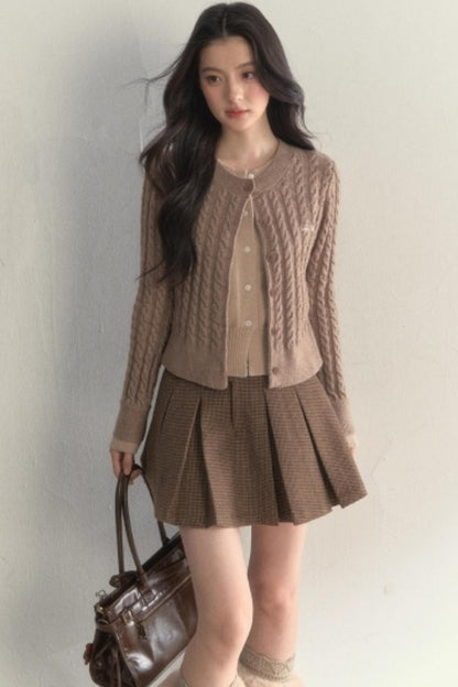 Fake Two Gentle Knit Sweaters