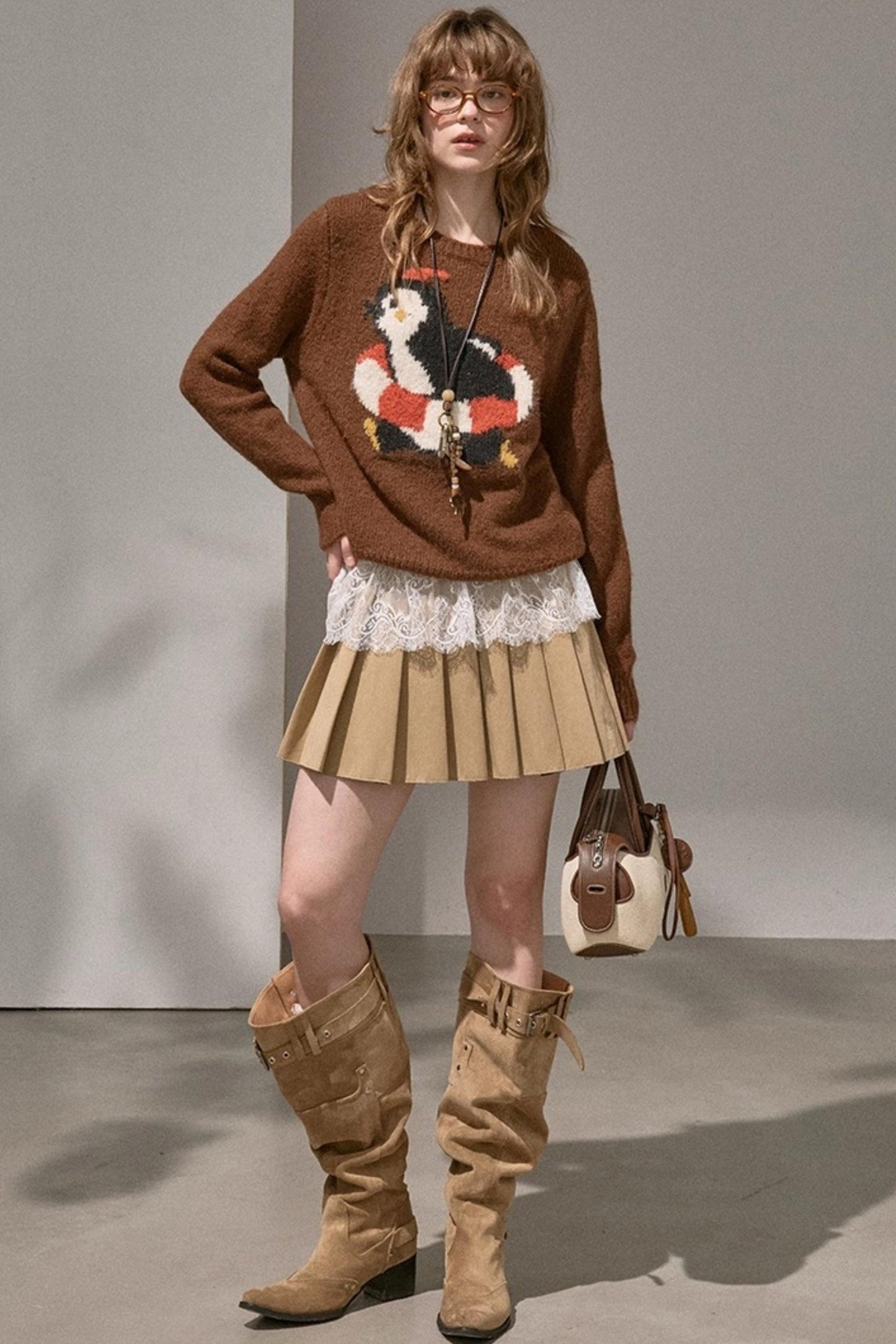 Vintage Crew Neck Sweater