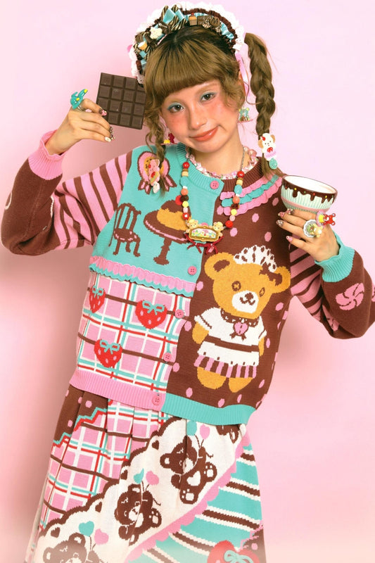 Vintage Lace Knitted Cardigan