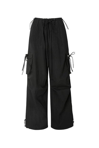 Retro Wide-Leg Work Pants