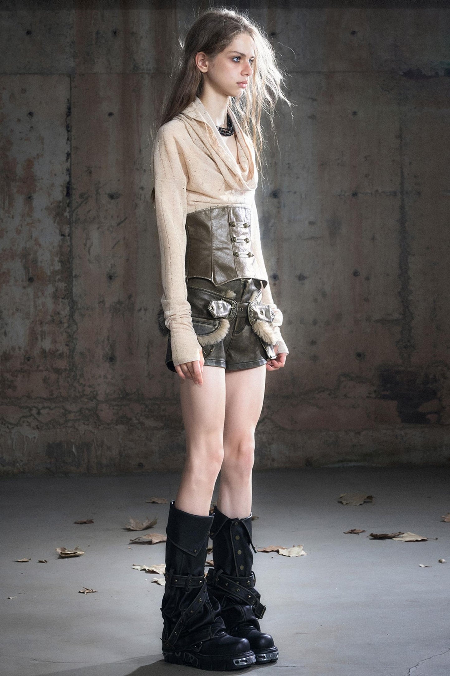 Polished Leather Boot Cover