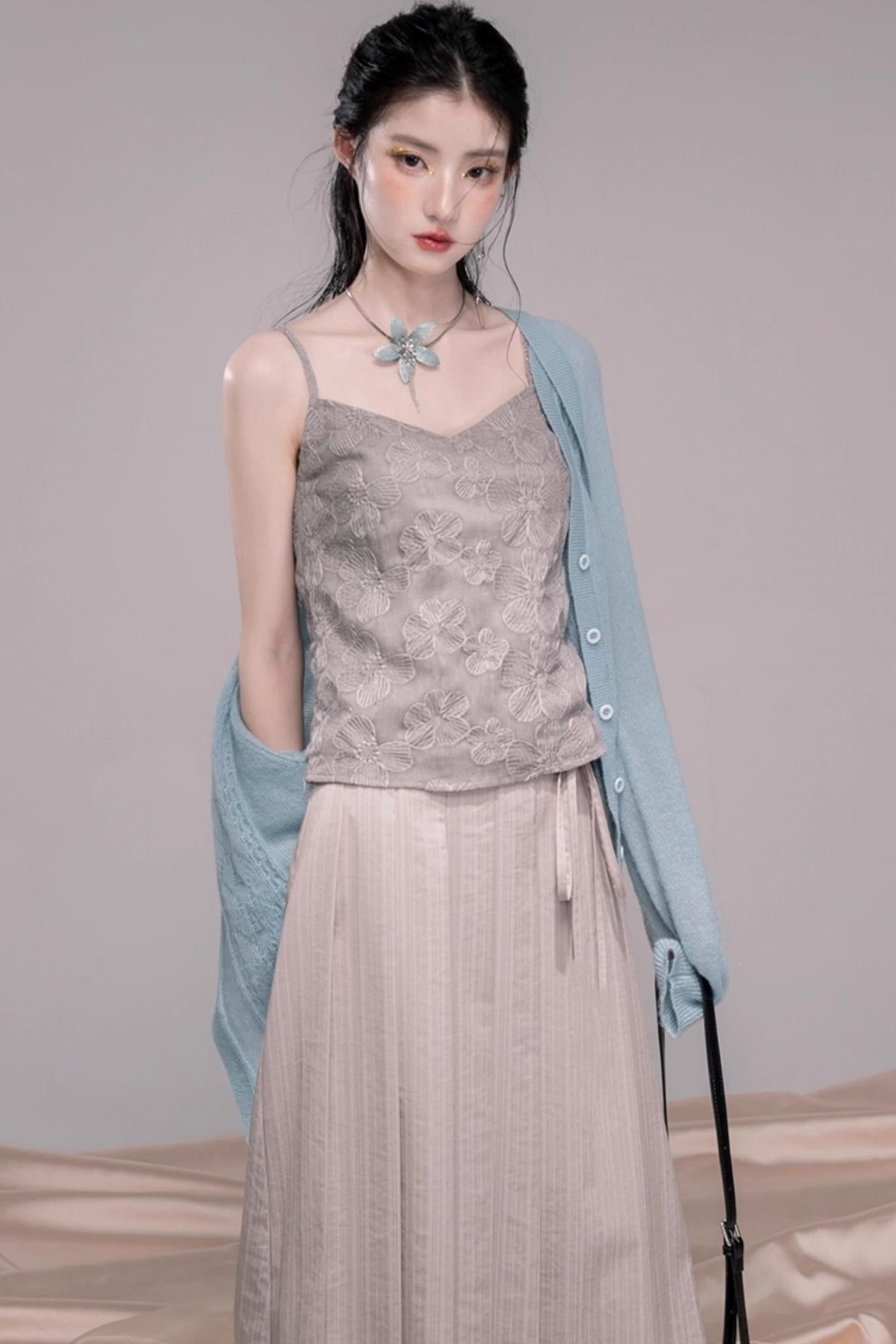 Wavy Diamond Cardigan