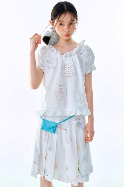 Starfish Pleated Skirt Set-Up