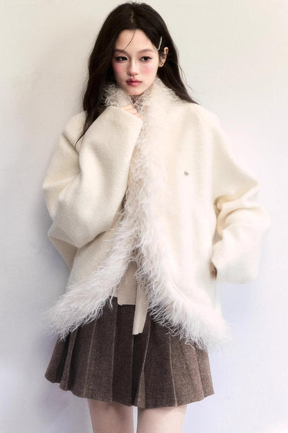 Amber Flow Wool Skirt