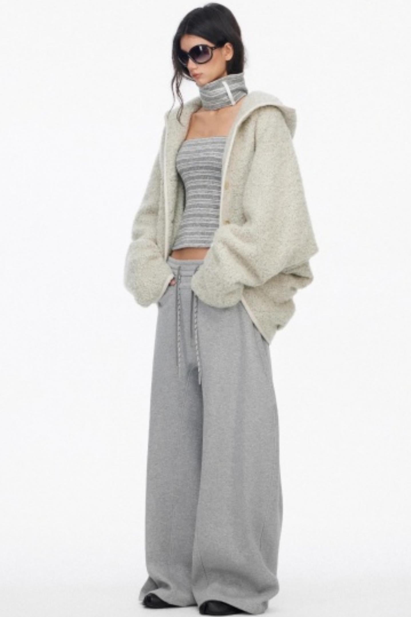 Casual Fleece Loose Sweatpants